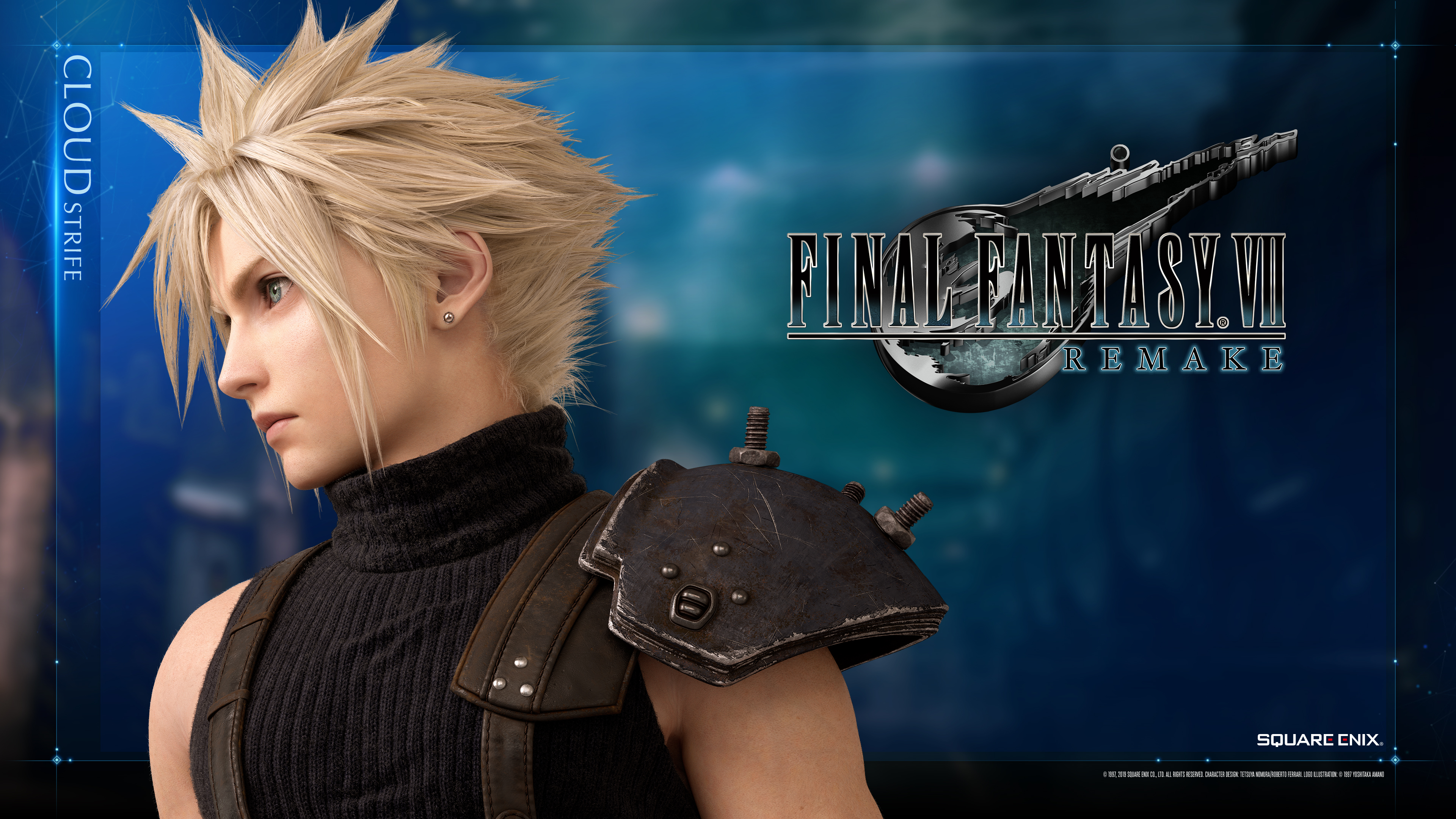  Final  Fantasy  VII Remake  Wallpapers  of Cloud Strife and 