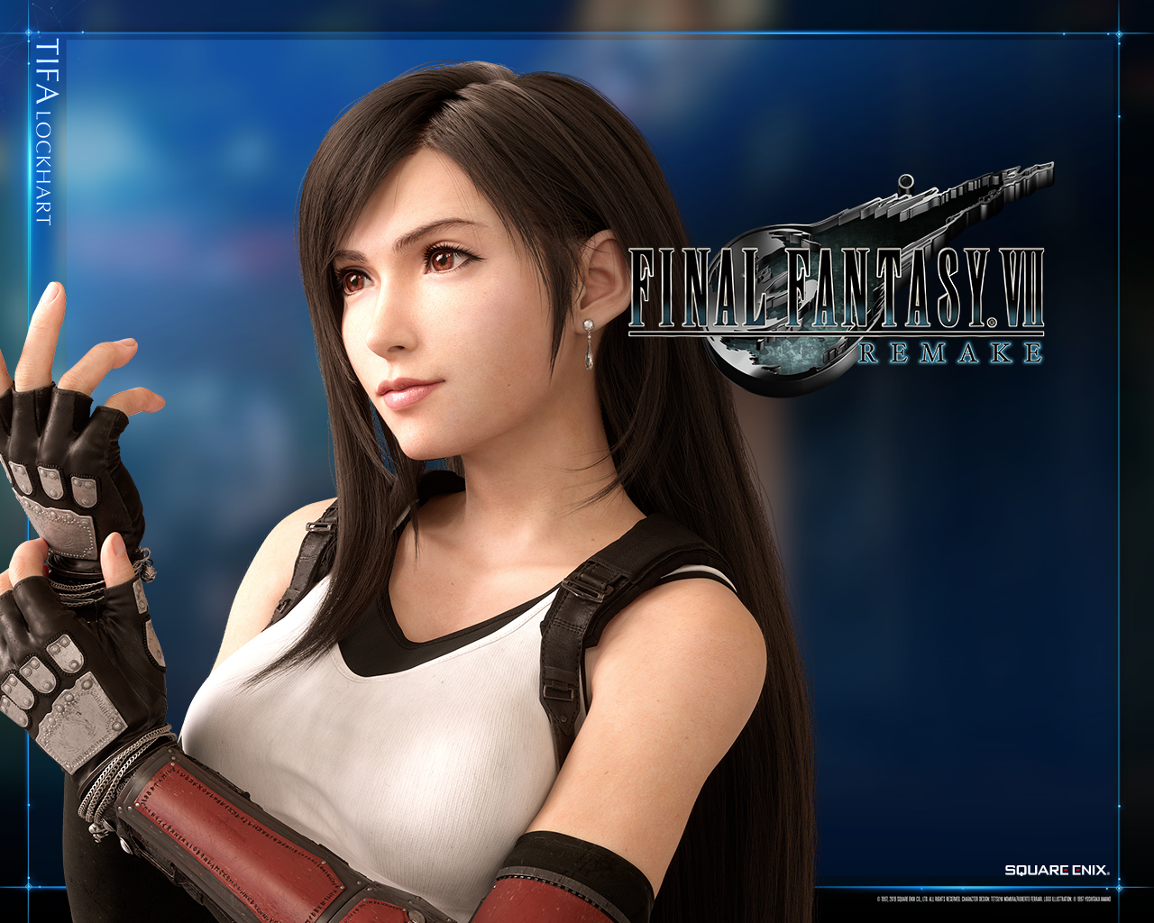 Final Fantasy Vii Remake Official Wallpapers Of Tifa Lockhart And 